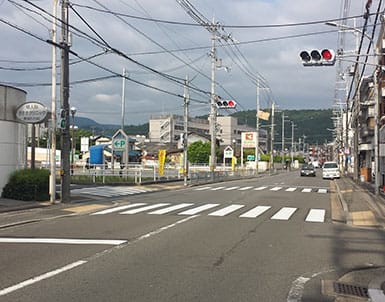 駐車場までの道順