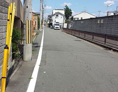 駐車場までの道順